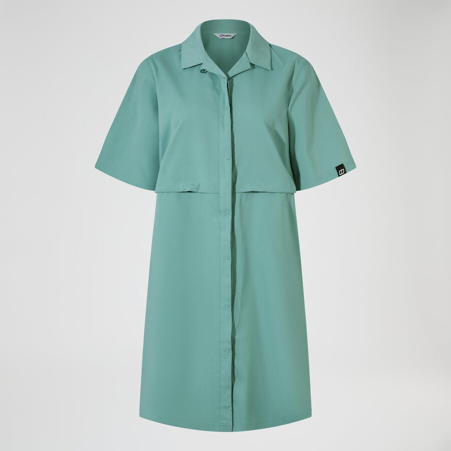 donne explorer abito verde berghaus