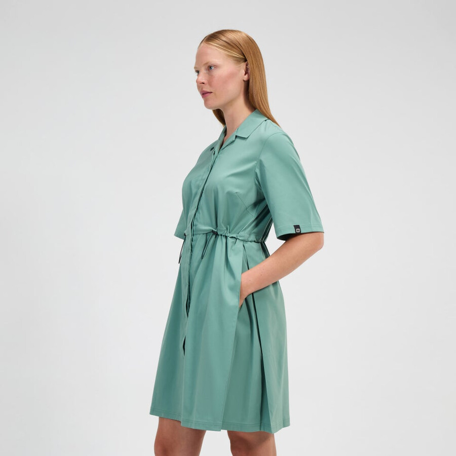 donne explorer abito verde berghaus