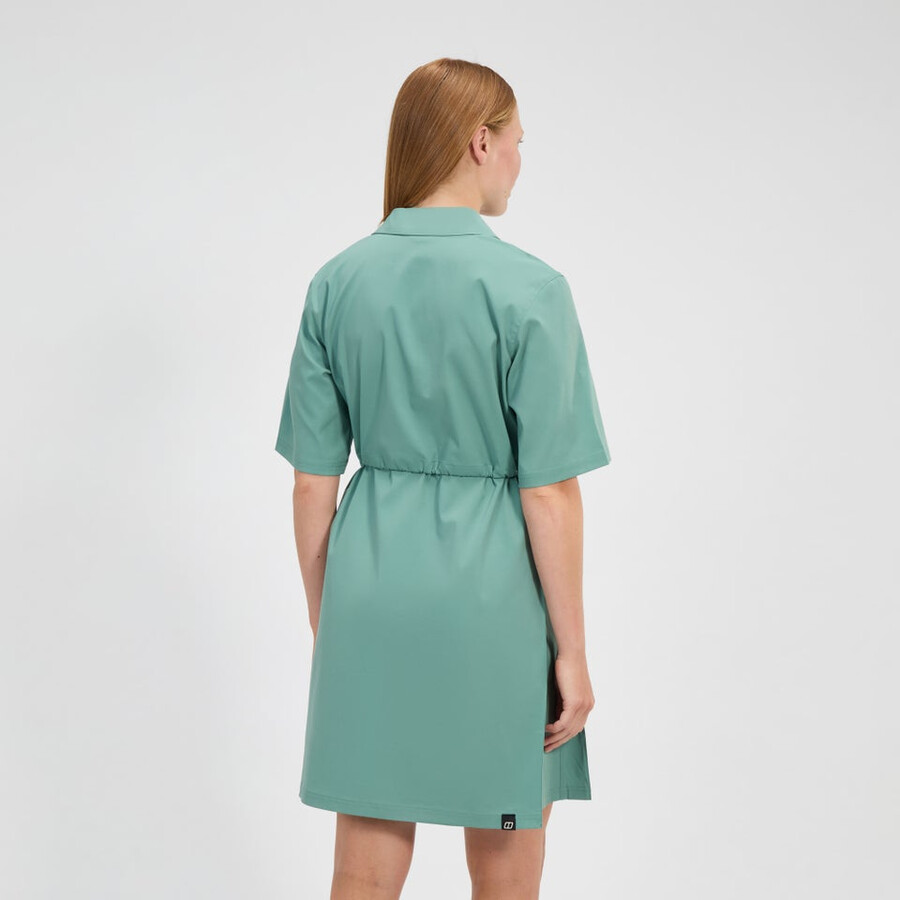 donne explorer abito verde berghaus