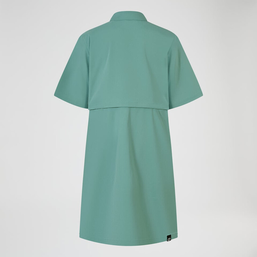 donne explorer abito verde berghaus