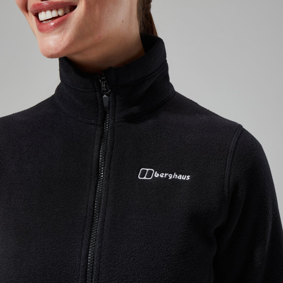donne prisma polartec interattiva giacca - nero berghaus