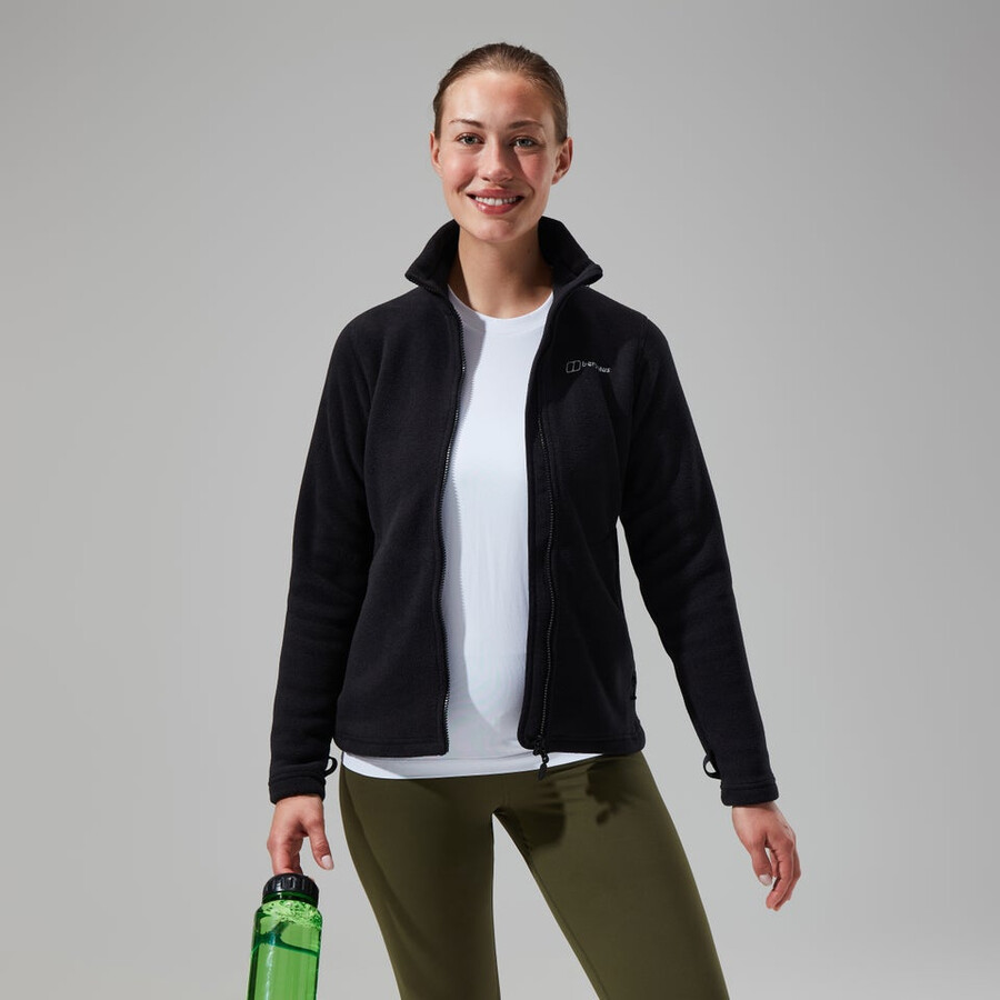 donne prisma polartec interattiva giacca - nero berghaus