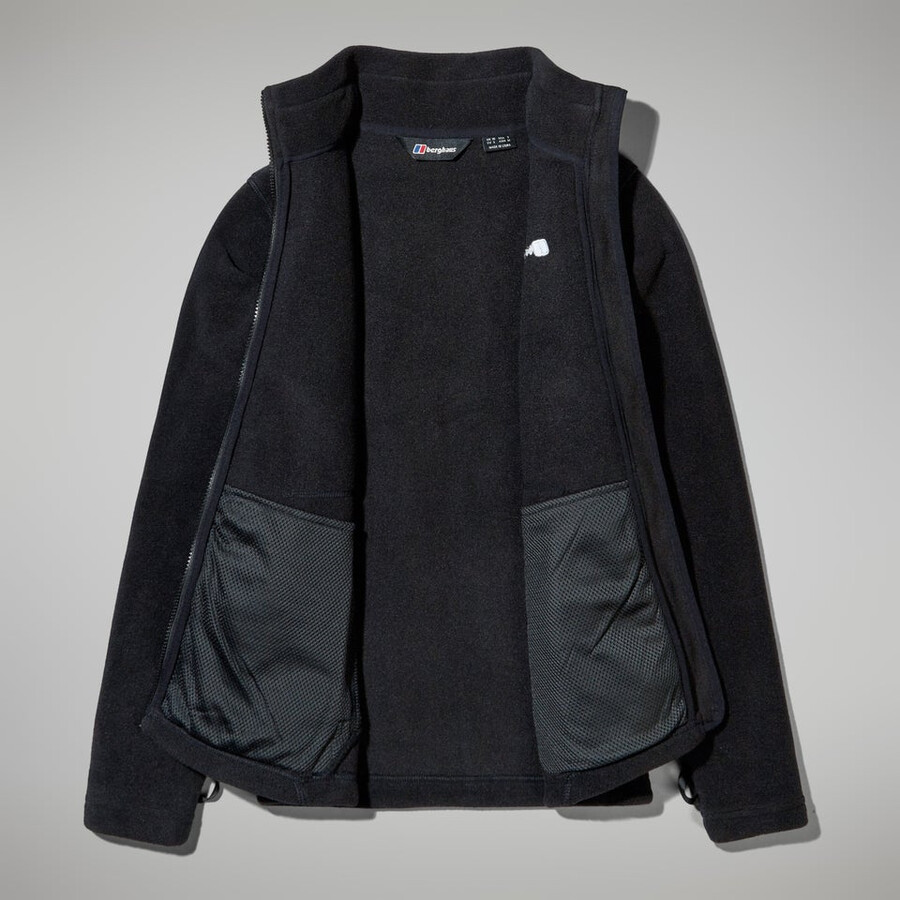 donne prisma polartec interattiva giacca - nero berghaus