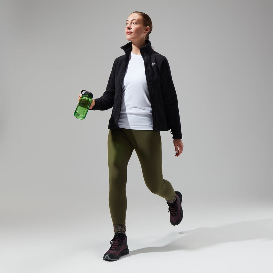 donne prisma polartec interattiva giacca - nero berghaus