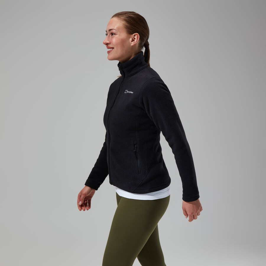 donne prisma polartec interattiva giacca - nero berghaus