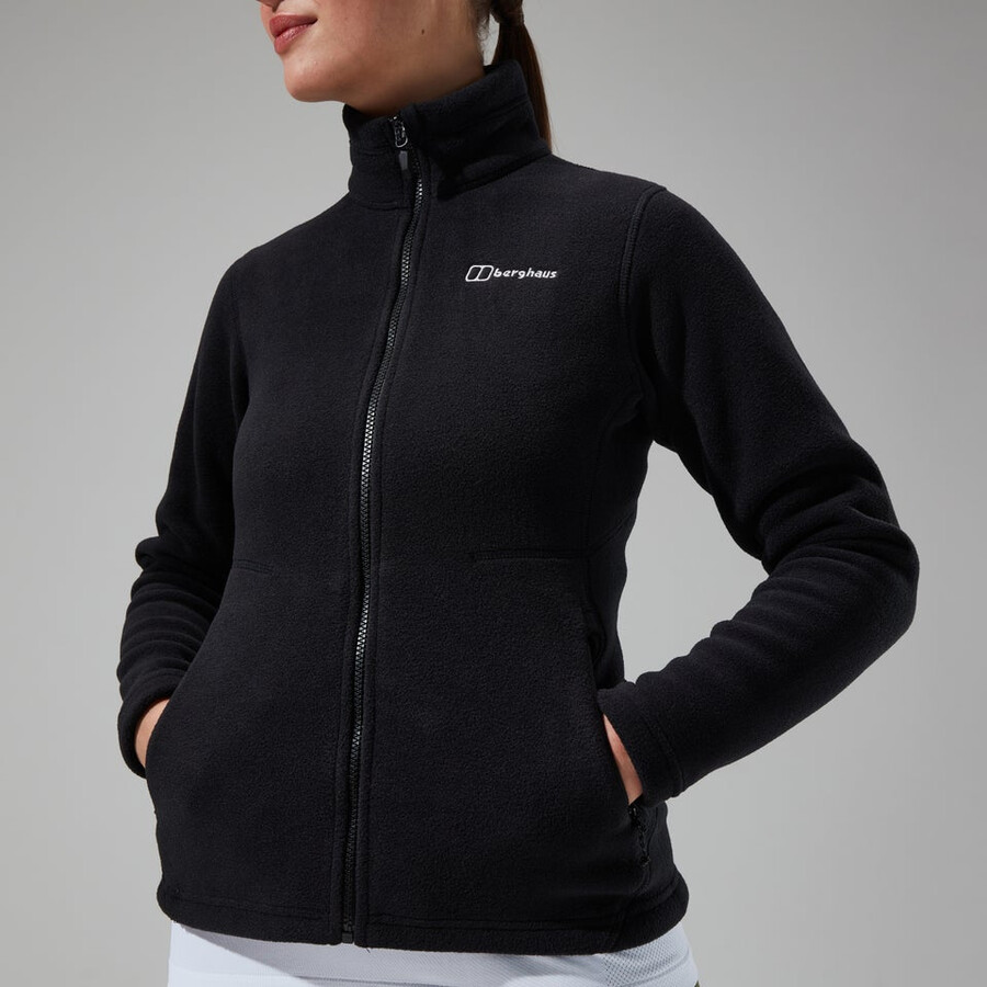 donne prisma polartec interattiva giacca - nero berghaus