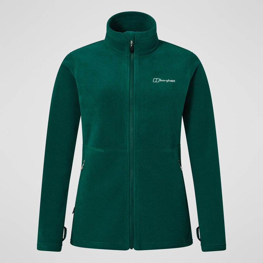 donne prisma interattiva di pile polartec giacca - verde berghaus