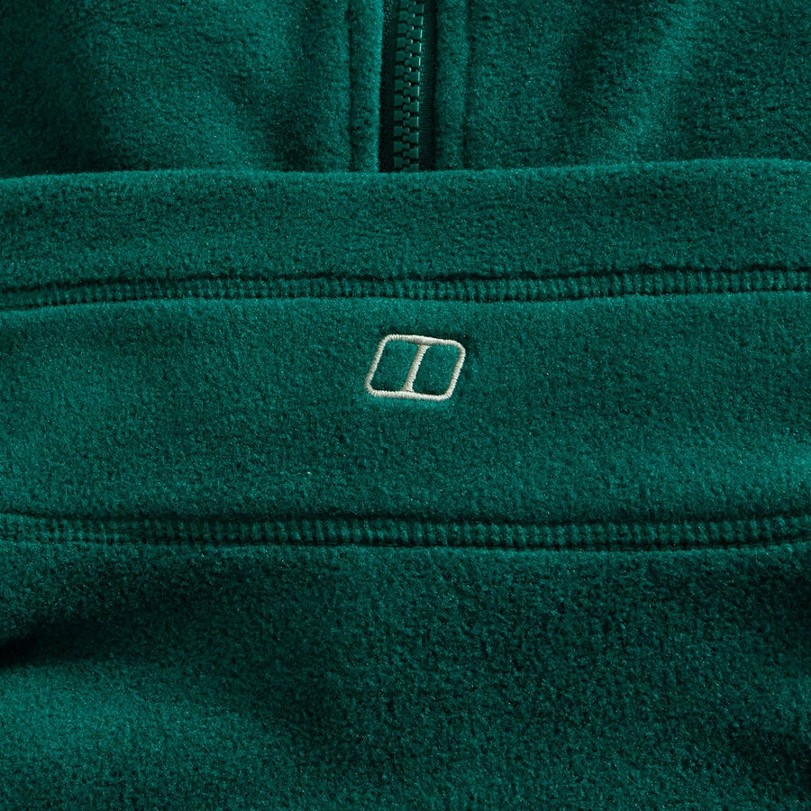 donne prisma interattiva di pile polartec giacca - verde berghaus