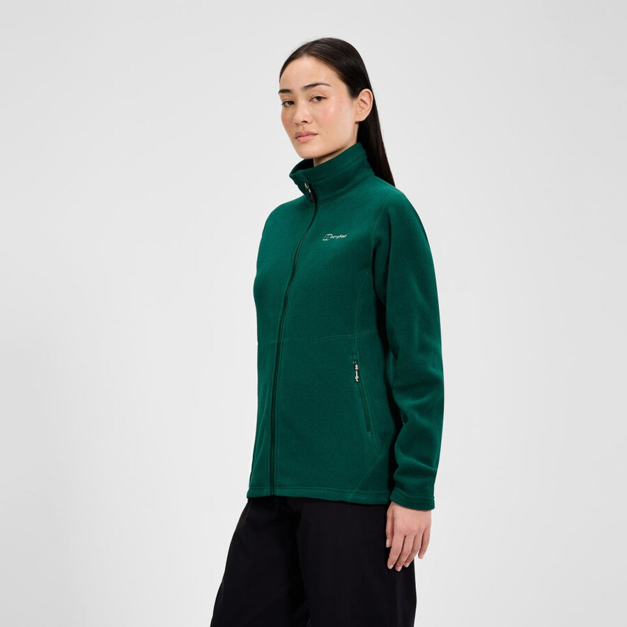 donne prisma interattiva di pile polartec giacca - verde berghaus