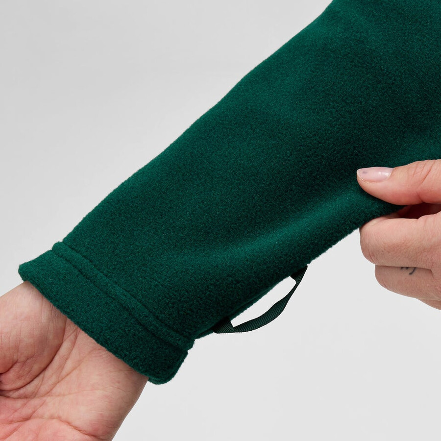donne prisma interattiva di pile polartec giacca - verde berghaus