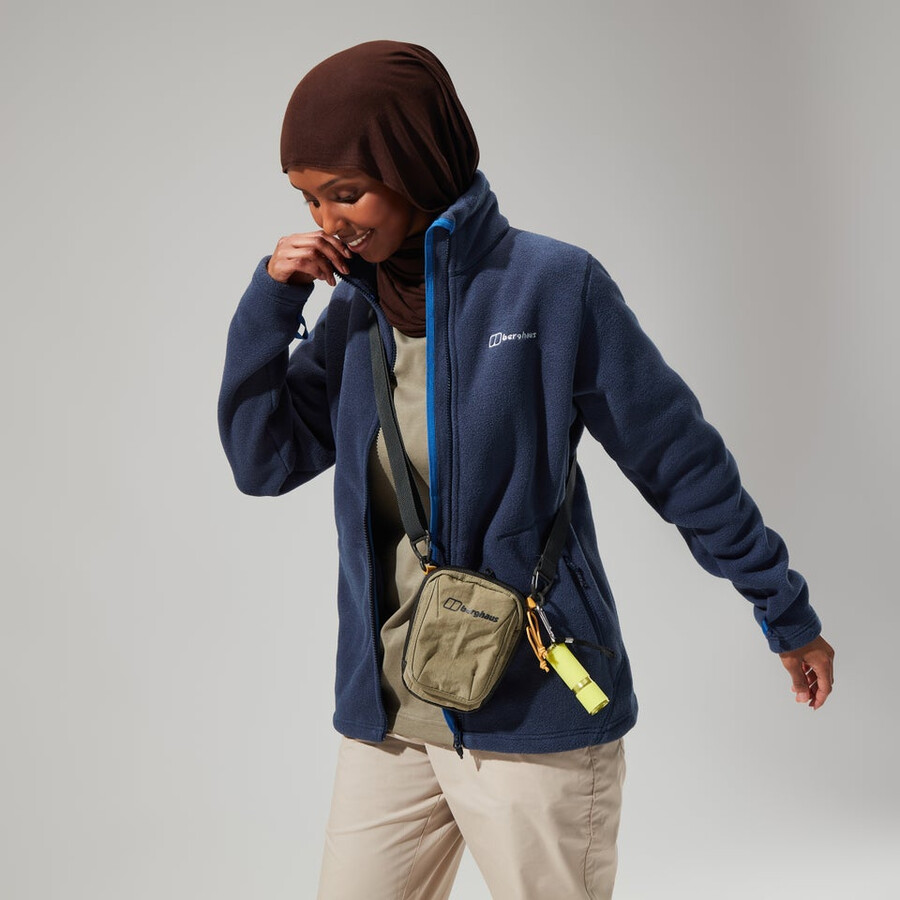donne prisma polartec interattiva giacca - blu scuro berghaus