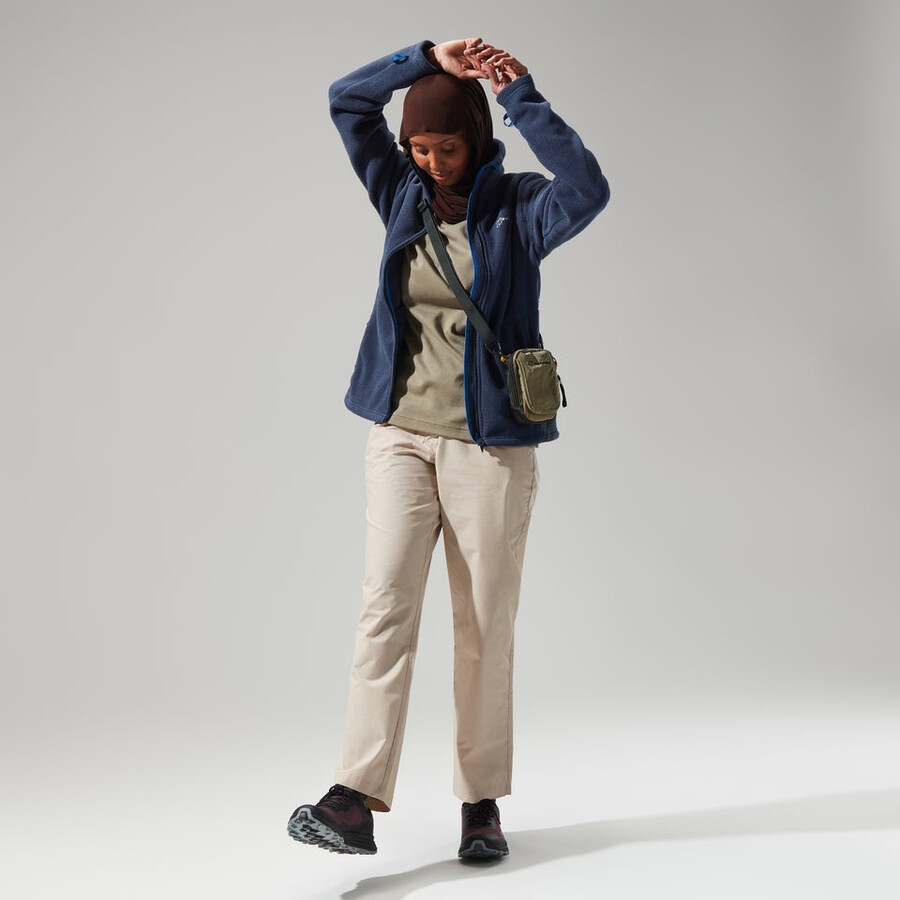 donne prisma polartec interattiva giacca - blu scuro berghaus