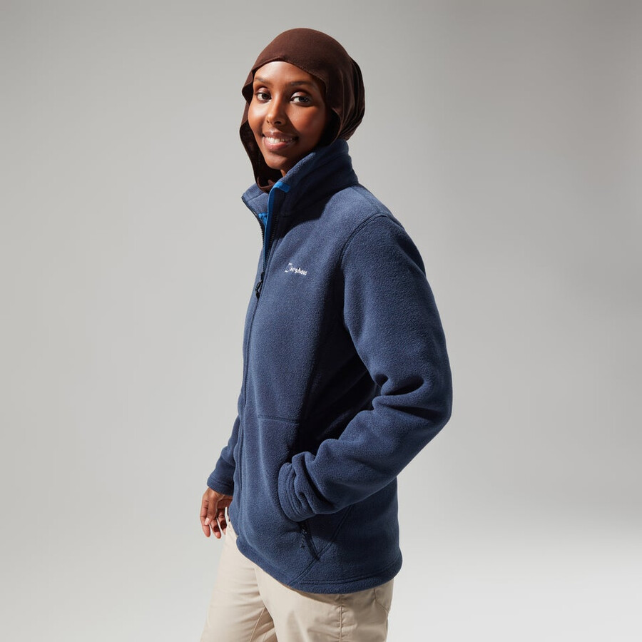 donne prisma polartec interattiva giacca - blu scuro berghaus