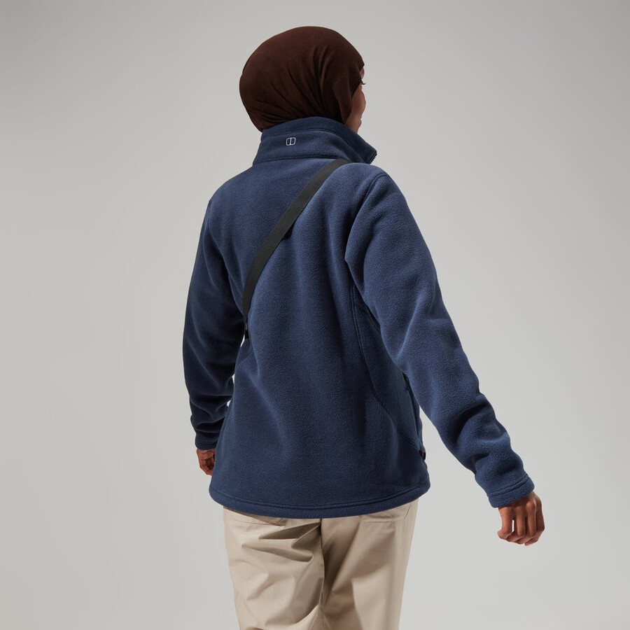 donne prisma polartec interattiva giacca - blu scuro berghaus
