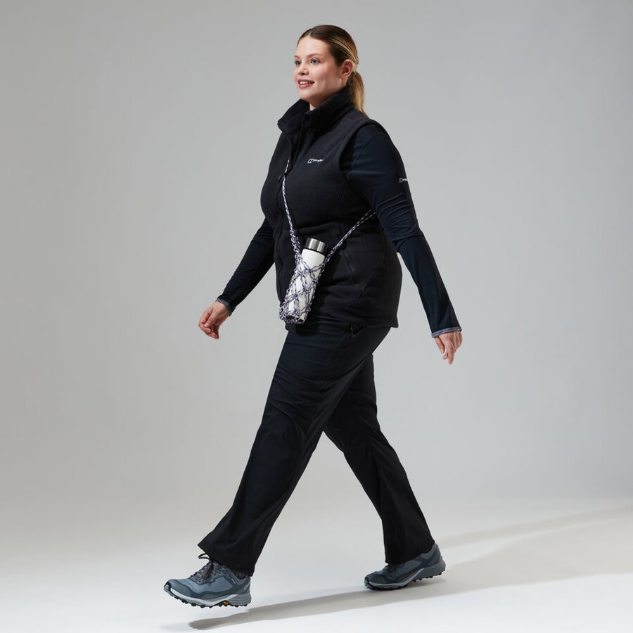 donne prisma polartec interattiva gilet - nero berghaus