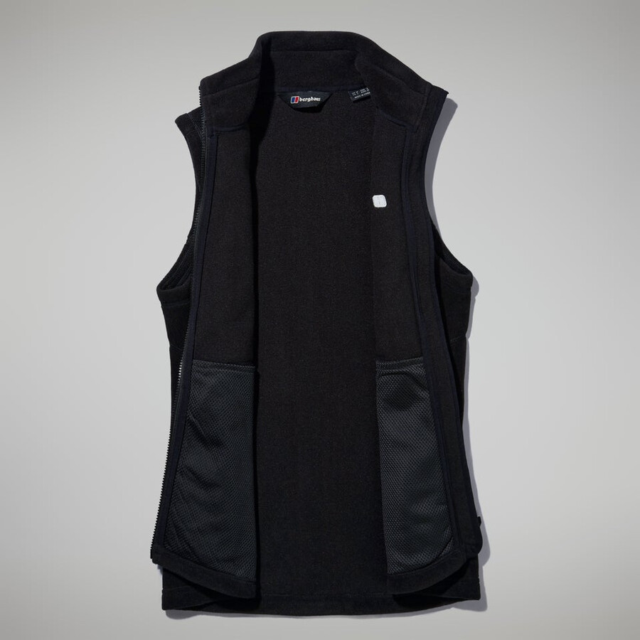 donne prisma polartec interattiva gilet - nero berghaus