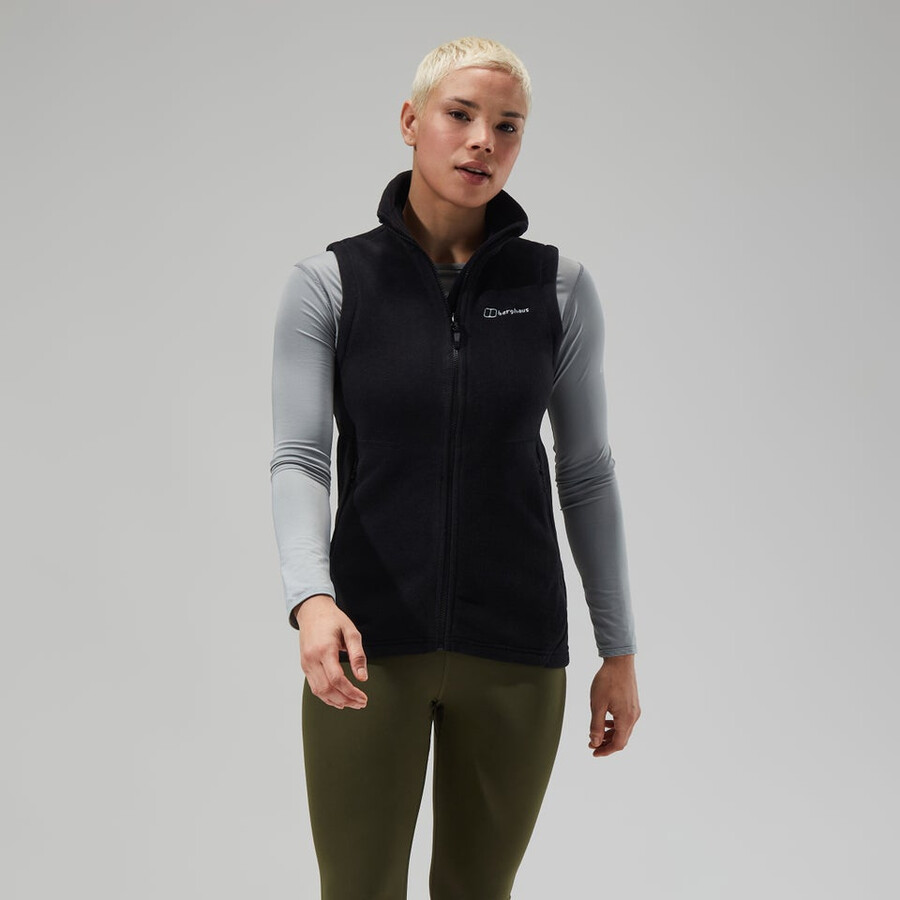donne prisma polartec interattiva gilet - nero berghaus