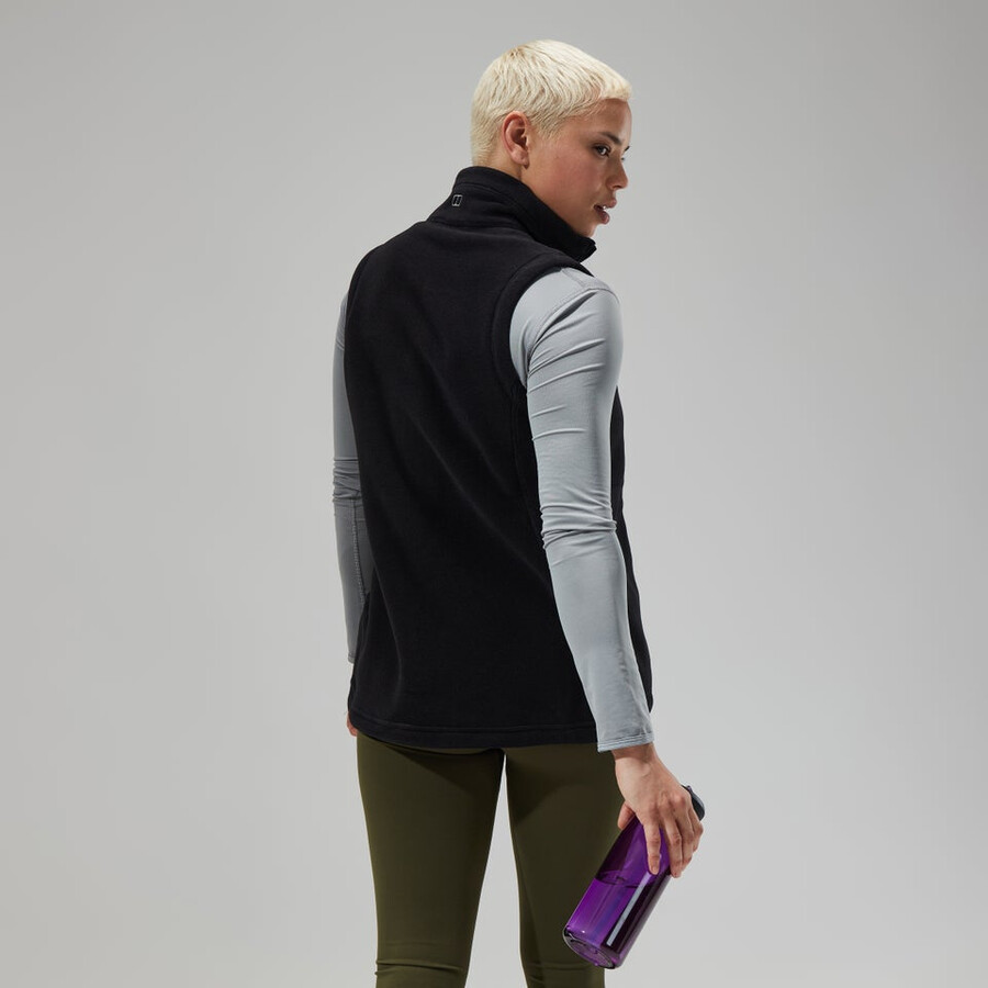 donne prisma polartec interattiva gilet - nero berghaus