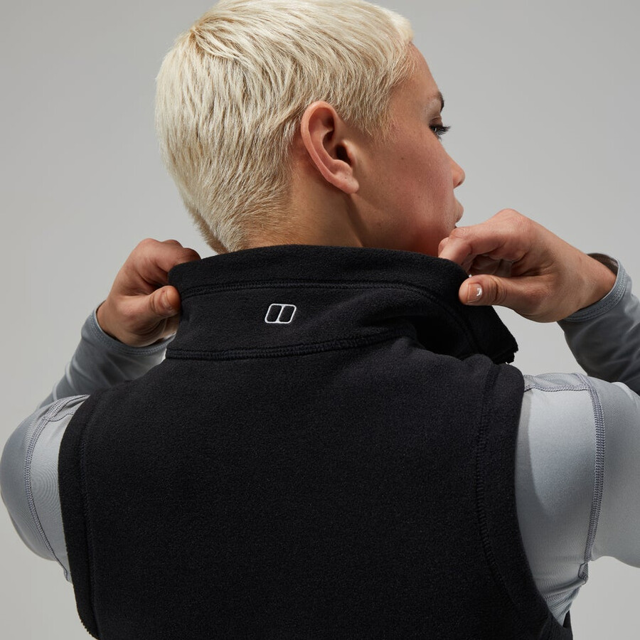 donne prisma polartec interattiva gilet - nero berghaus