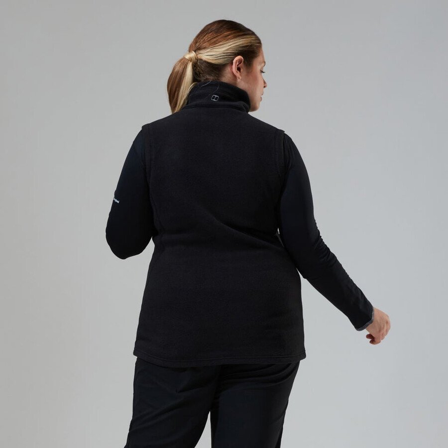 donne prisma polartec interattiva gilet - nero berghaus