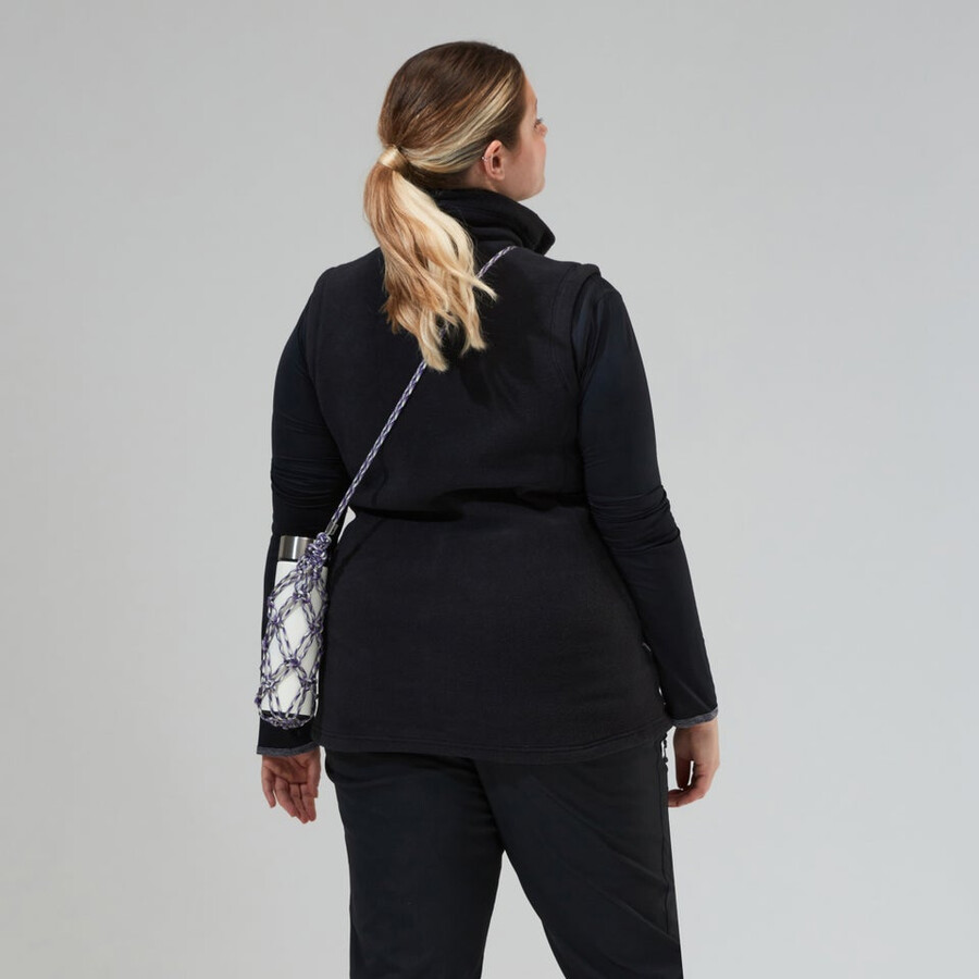 donne prisma polartec interattiva gilet - nero berghaus