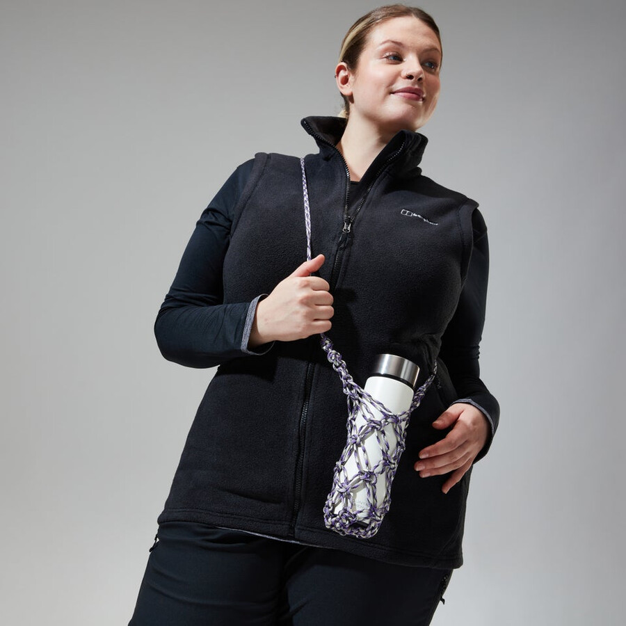donne prisma polartec interattiva gilet - nero berghaus