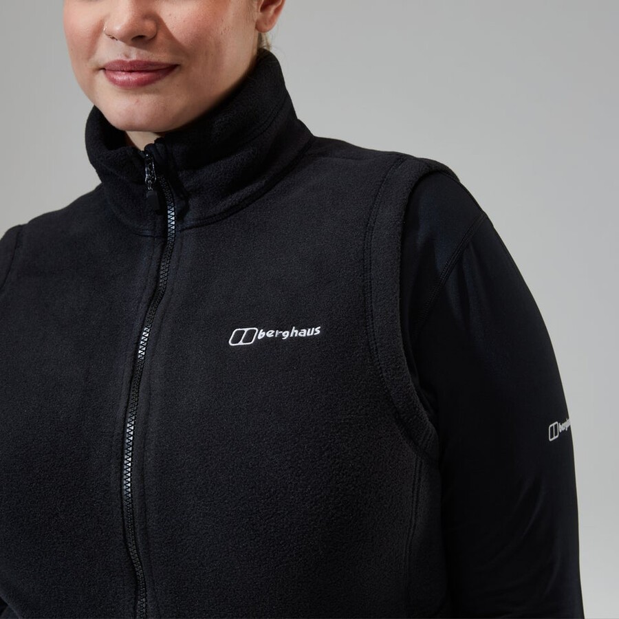 donne prisma polartec interattiva gilet - nero berghaus