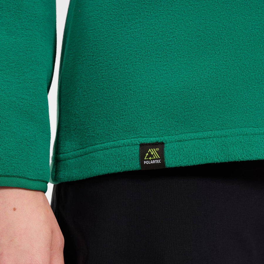 donne prisma 2.0 micro mezza zip pile polartec - verde berghaus