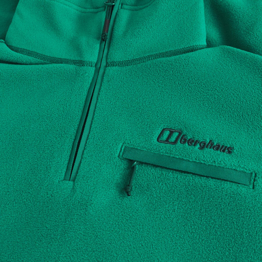donne prisma 2.0 micro mezza zip pile polartec - verde berghaus