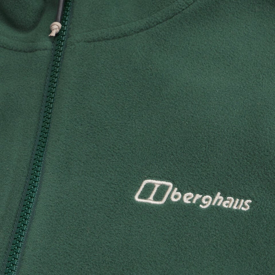 donne prisma 2.0 micro full zip in pile polartec - verde berghaus