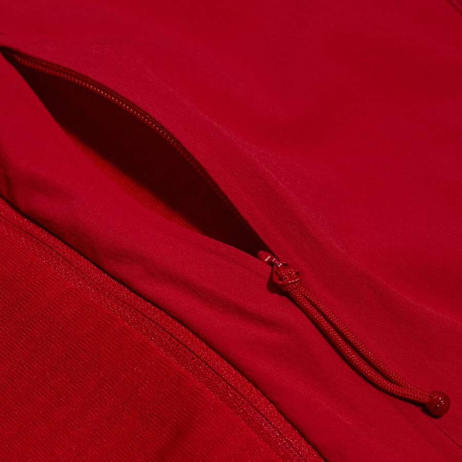 donne mtn spigolo lb mezza zip - rosso berghaus