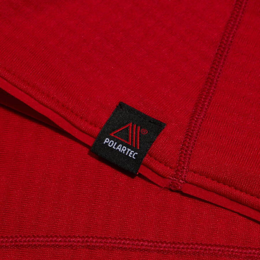 donne mtn spigolo lb mezza zip - rosso berghaus