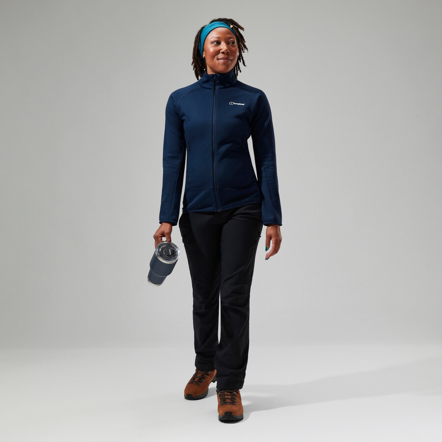 donne heuberg pile polartec - blu berghaus