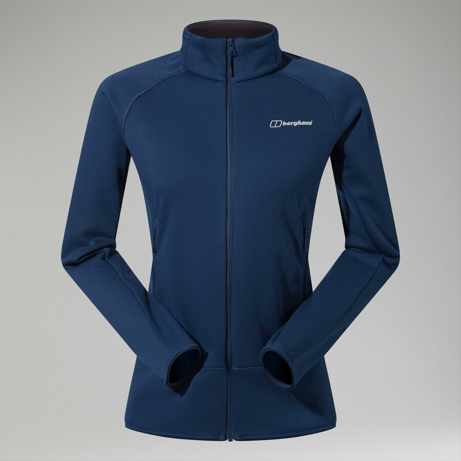 donne heuberg pile polartec - blu berghaus