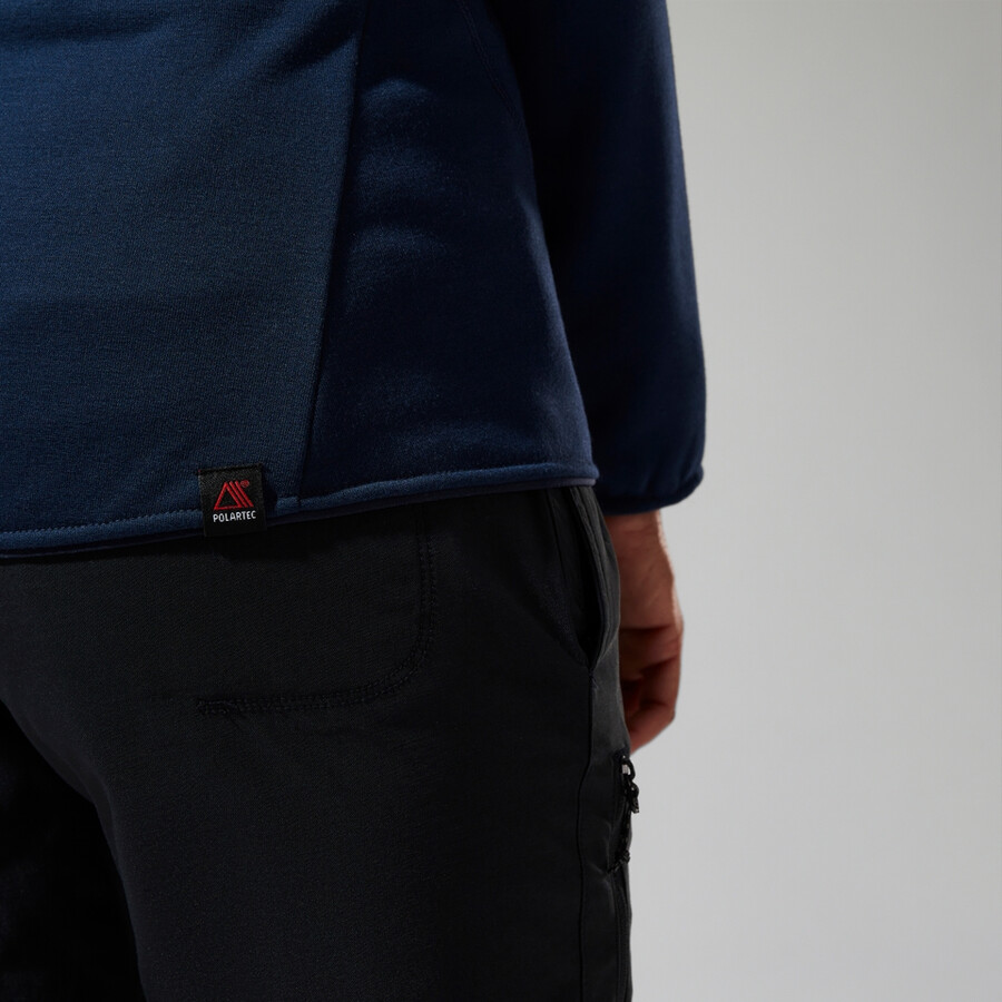 donne heuberg pile polartec - blu berghaus