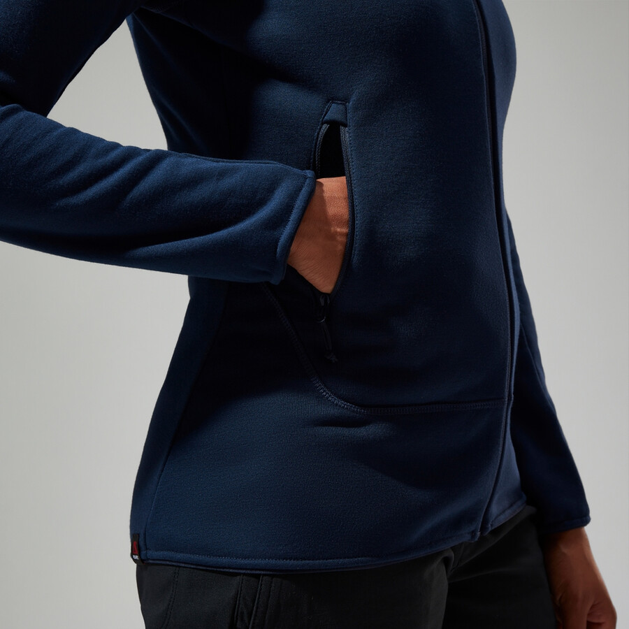 donne heuberg pile polartec - blu berghaus