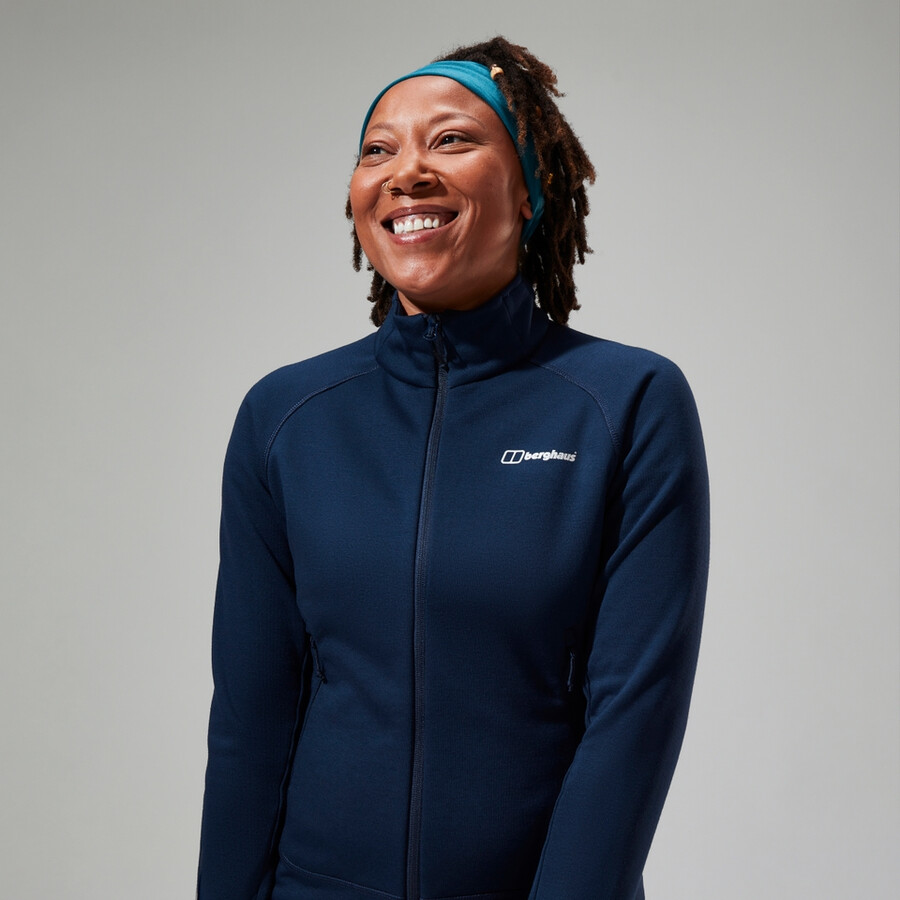 donne heuberg pile polartec - blu berghaus