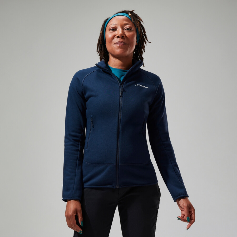 donne heuberg pile polartec - blu berghaus
