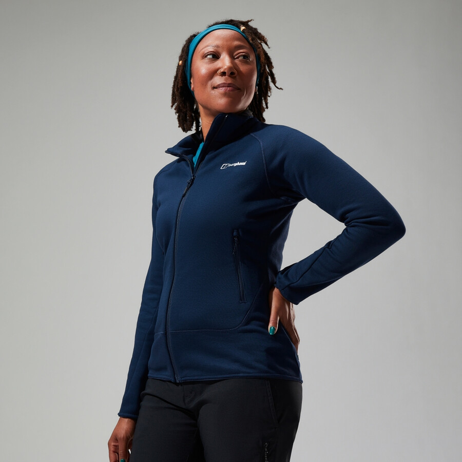donne heuberg pile polartec - blu berghaus