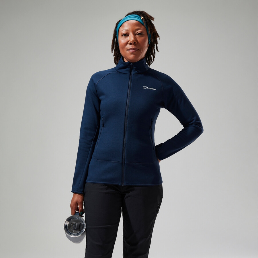 donne heuberg pile polartec - blu berghaus