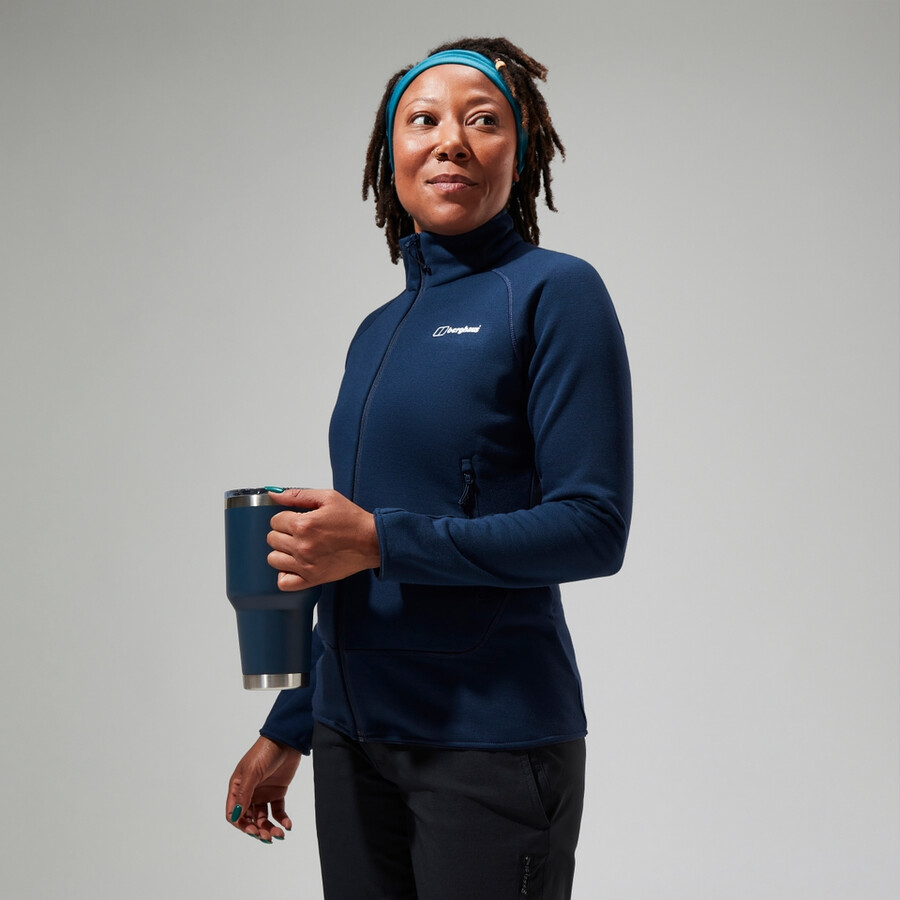 donne heuberg pile polartec - blu berghaus
