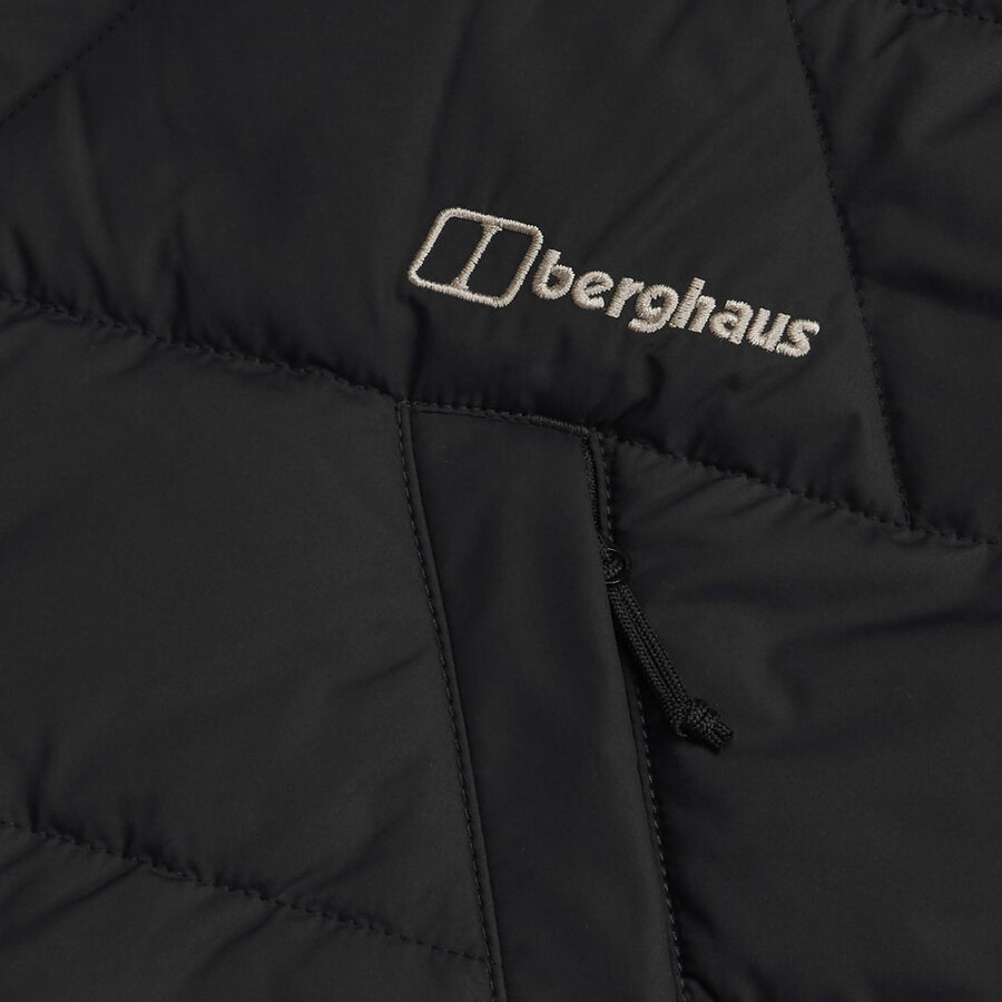 donne netherdene gilet trapuntato - nero berghaus