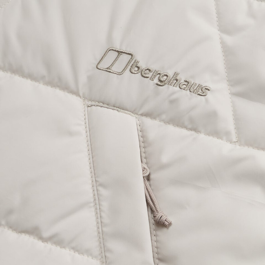 donne netherdene gilet trapuntato grigio berghaus