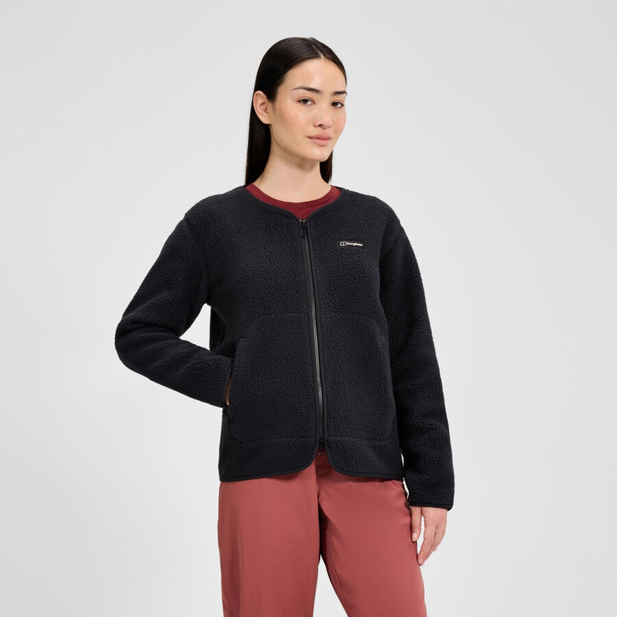 donne hanby rilassato giacca - nero berghaus