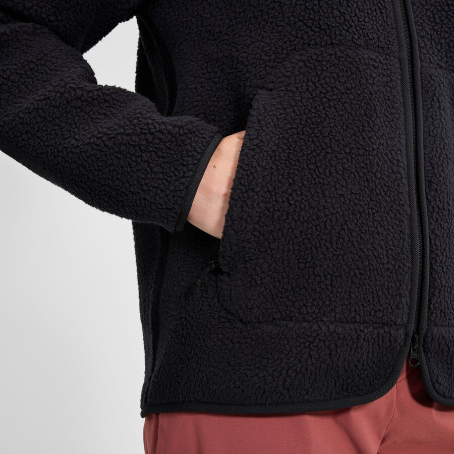 donne hanby rilassato giacca - nero berghaus