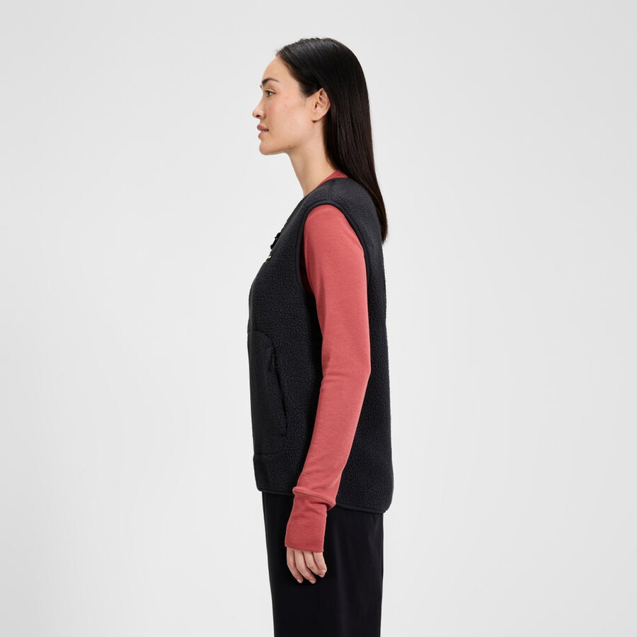 donne hanby rilassato gilet - nero berghaus