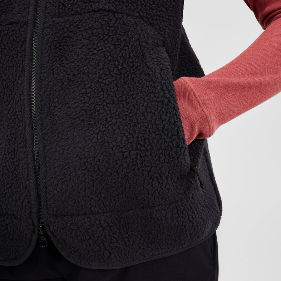 donne hanby rilassato gilet - nero berghaus