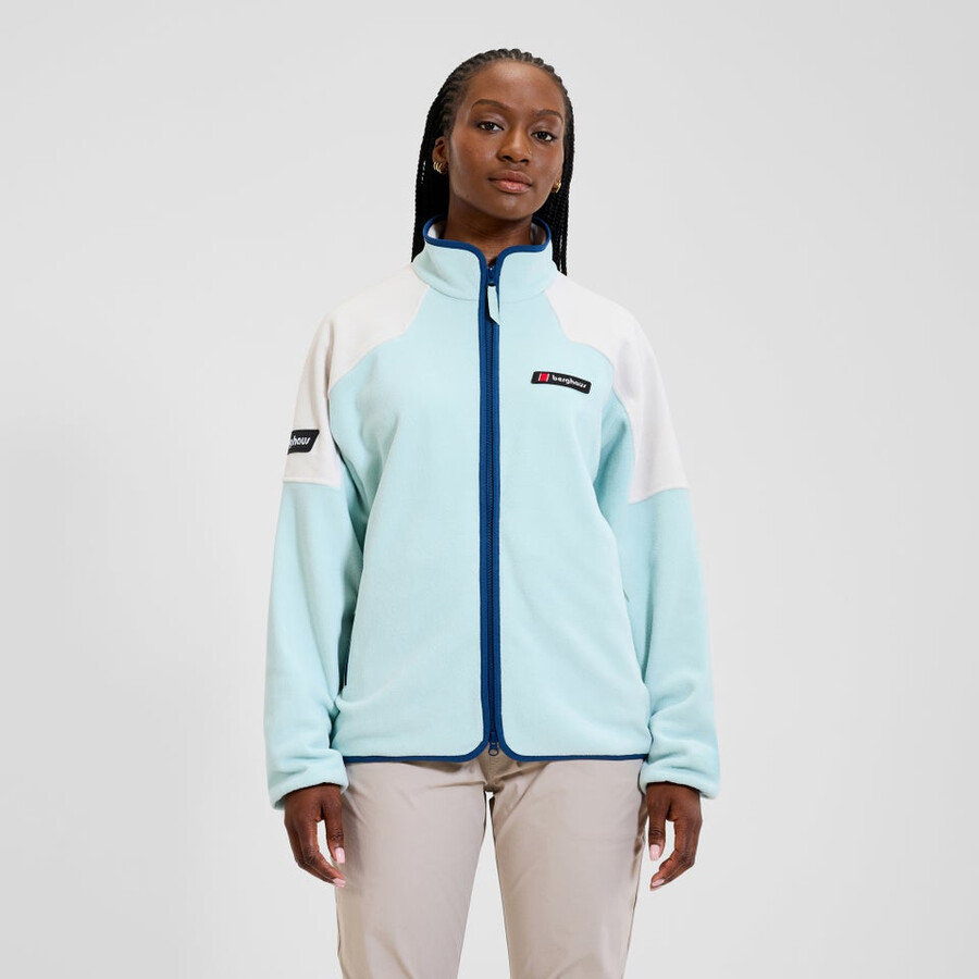 unisex 1997 giacca in pile verdegrigio berghaus