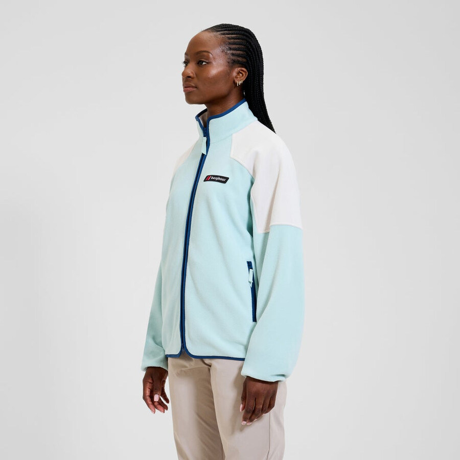 unisex 1997 giacca in pile verdegrigio berghaus