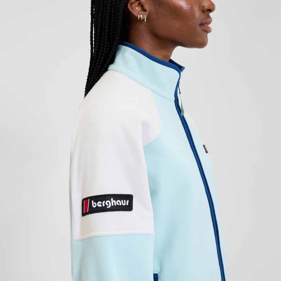 unisex 1997 giacca in pile verdegrigio berghaus